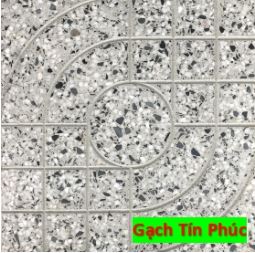 Gạch Terrazzo mắt nai màu trắng